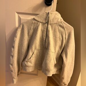 Grey Lulu Scuba Sweatshirt